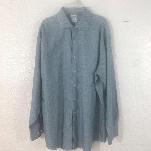 Brooks Bros Slim Fit Non-Iron Button Front Shirt - Picture 1 of 10